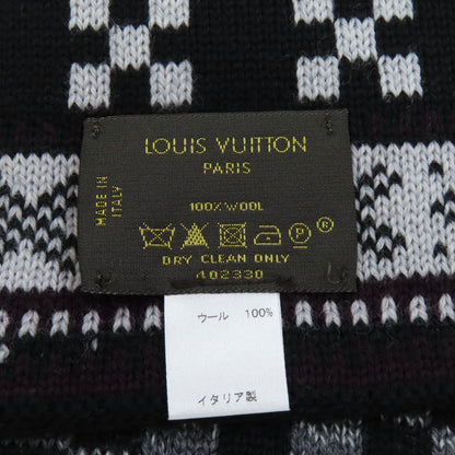 LOUIS VUITTON  M72929 Scarf Echarpe Flocon wool Ladies