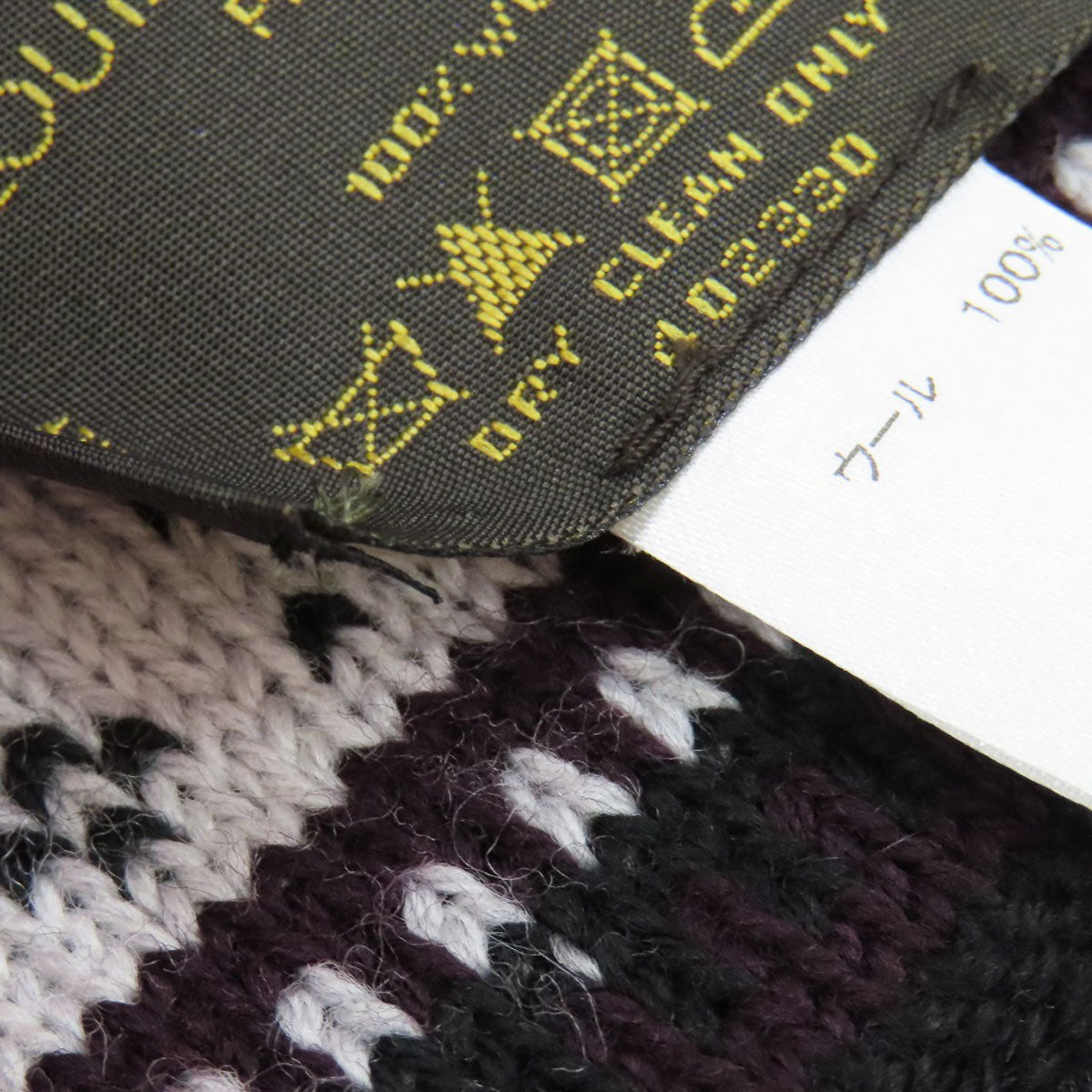 LOUIS VUITTON M72929 Echarpe Flocon Scarf wool Ladies [Used]