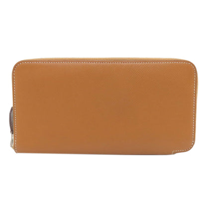 HERMES   Long wallet (with coin pocket) Azap Silkin Long SilverHardware Epsom Ladies