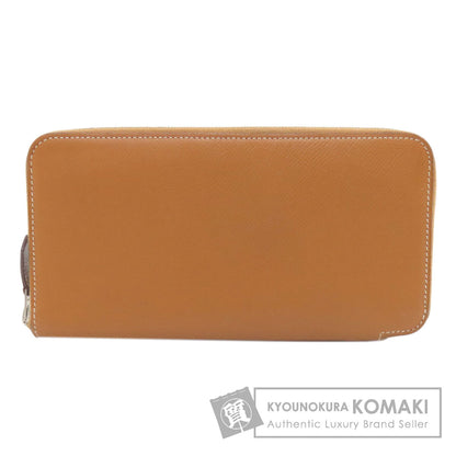 HERMES   Long wallet (with coin pocket) Azap Silkin Long SilverHardware Epsom Ladies