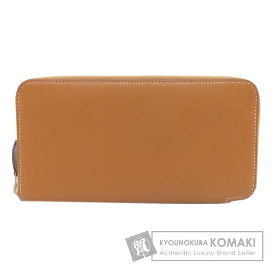 HERMES   Long wallet (with coin pocket) Azap Silkin Long SilverHardware Epsom Ladies