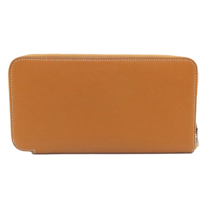 HERMES   Long wallet (with coin pocket) Azap Silkin Long SilverHardware Epsom Ladies