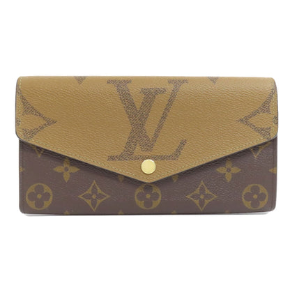 LOUIS VUITTON  M80726 Long wallet (with coin pocket) Portefeiulle Â· Sarah Monogram Giant Ladies