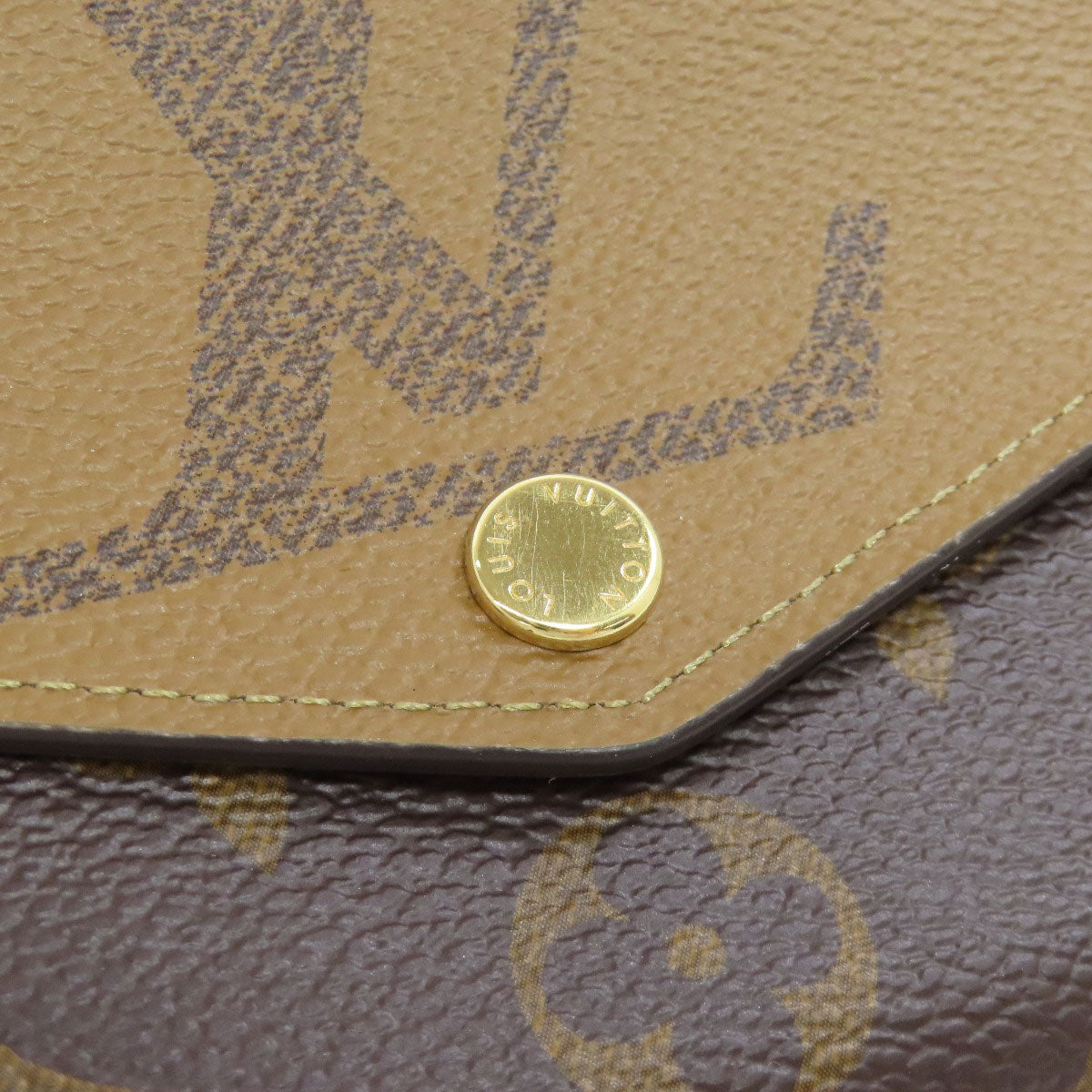 LOUIS VUITTON  M80726 Long wallet (with coin pocket) Portefeiulle Â· Sarah Monogram Giant Ladies