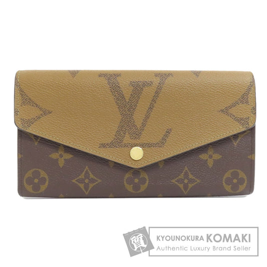 LOUIS VUITTON M80726 Portefeiulle Â· Sarah Long wallet (with coin pocket) Monogram Giant Ladies [Used]