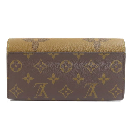 LOUIS VUITTON  M80726 Long wallet (with coin pocket) Portefeiulle Â· Sarah Monogram Giant Ladies