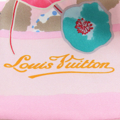 LOUIS VUITTON M75214 Bando Retro Flower Scarf Silk Ladies [Used]