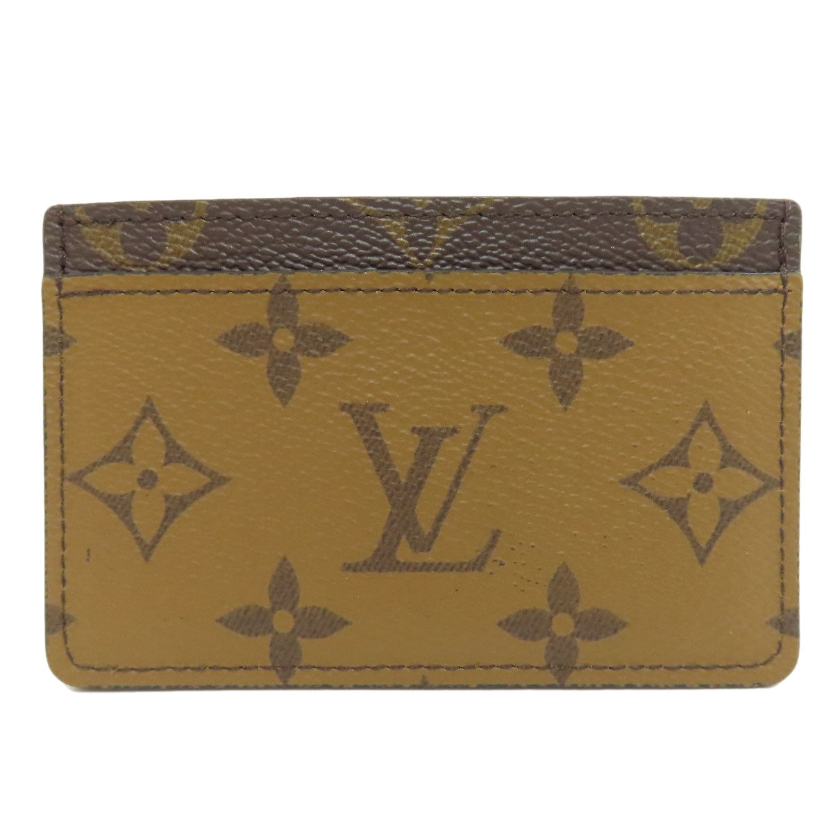 LOUIS VUITTON M69161 Porto cult · Simple Card Case Monogram reverse Ladies [Used]
