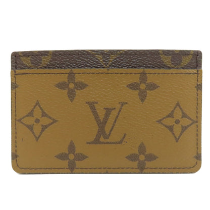LOUIS VUITTON M69161 Porto cult · Simple Card Case Monogram reverse Ladies [Used]