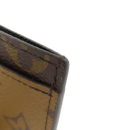 LOUIS VUITTON M69161 Porto cult · Simple Card Case Monogram reverse Ladies [Used]