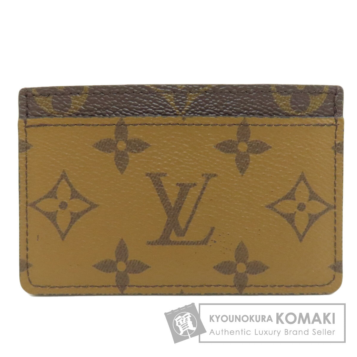 LOUIS VUITTON M69161 Porto cult · Simple Card Case Monogram reverse Ladies [Used]
