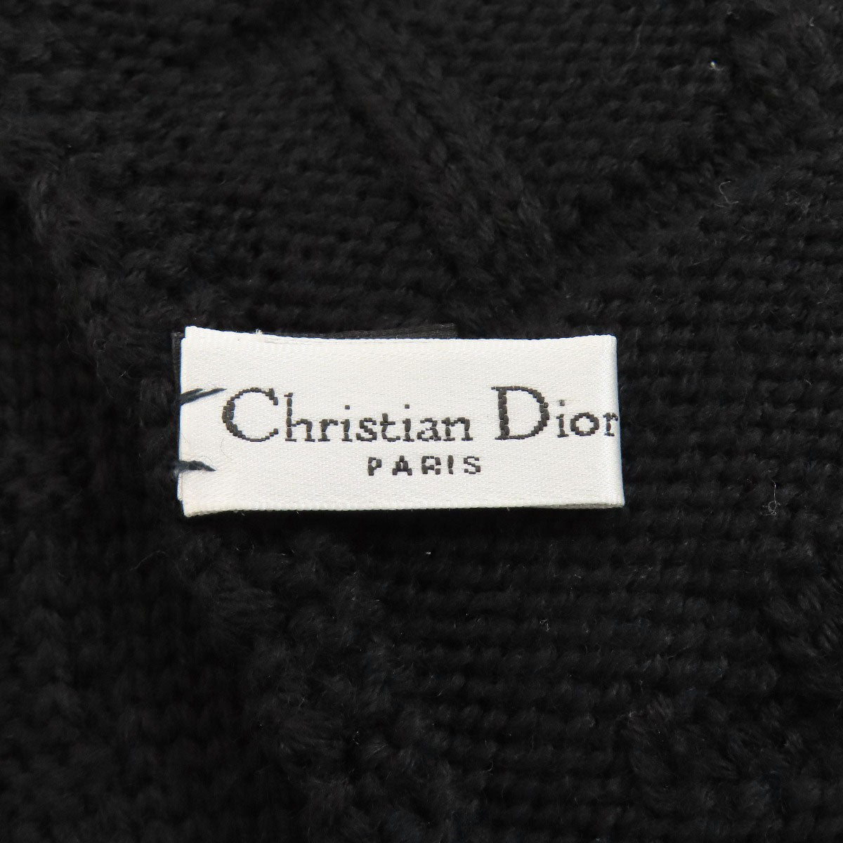 CHRISTIAN DIOR   Scarf Logo pattern wool Ladies