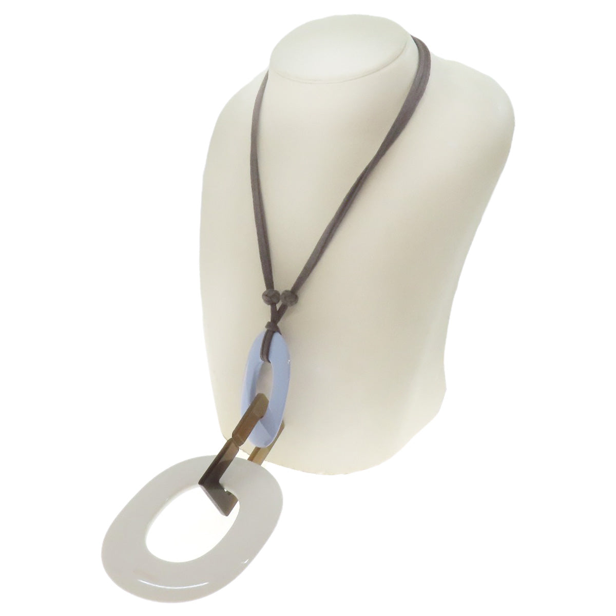 HERMES   Necklace Kara Buffalo horn Ladies