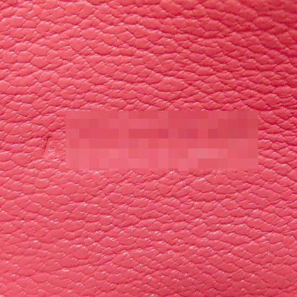 HERMES   Long wallet (with coin pocket) Bearn Soufflet Rose Lipstick SilverHardware Chevre Ladies