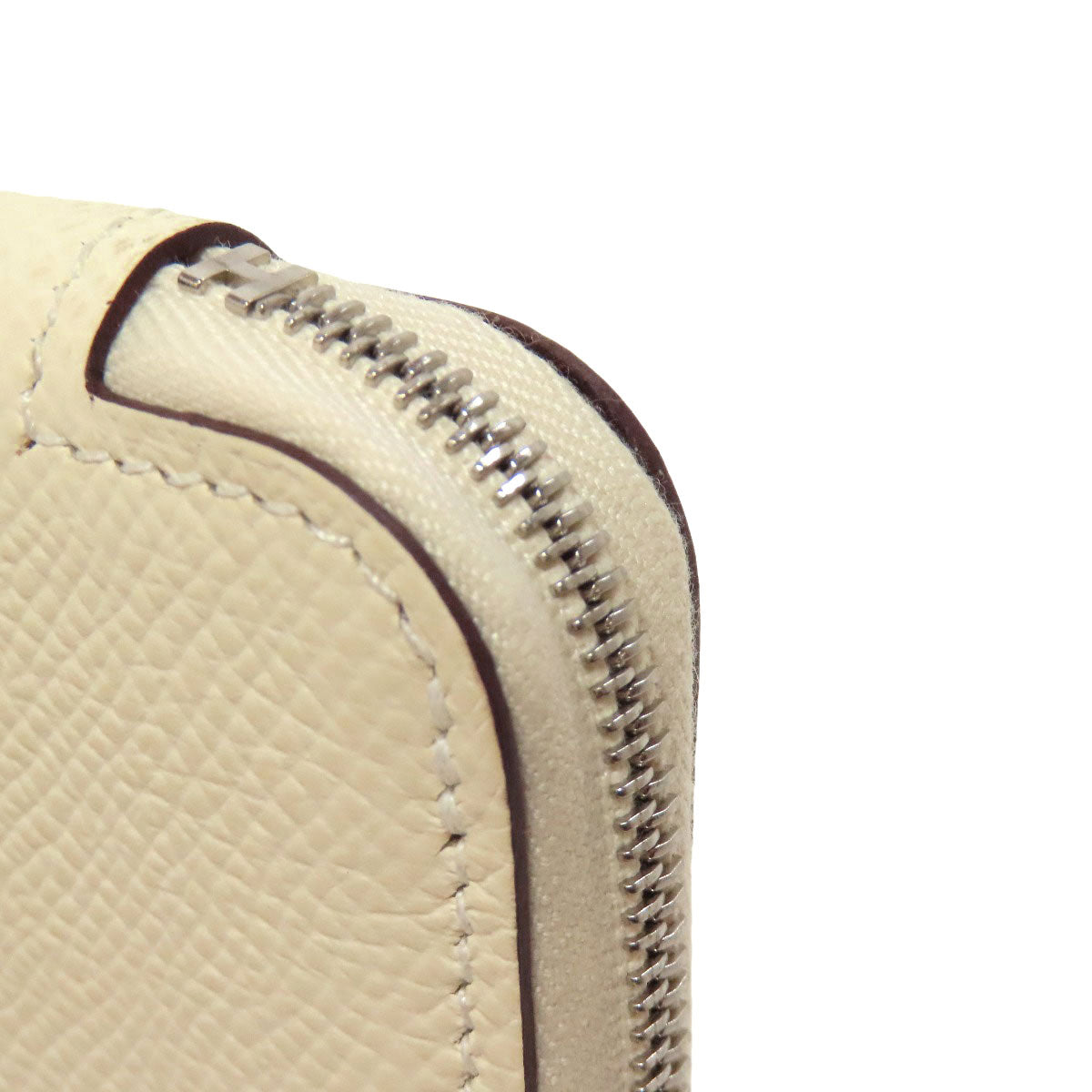 HERMES Azap Silkin Long Nata Long wallet (with coin pocket) Epsom Ladies [Used]
