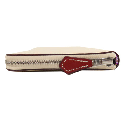 HERMES Azap Silkin Long Nata Long wallet (with coin pocket) Epsom Ladies [Used]