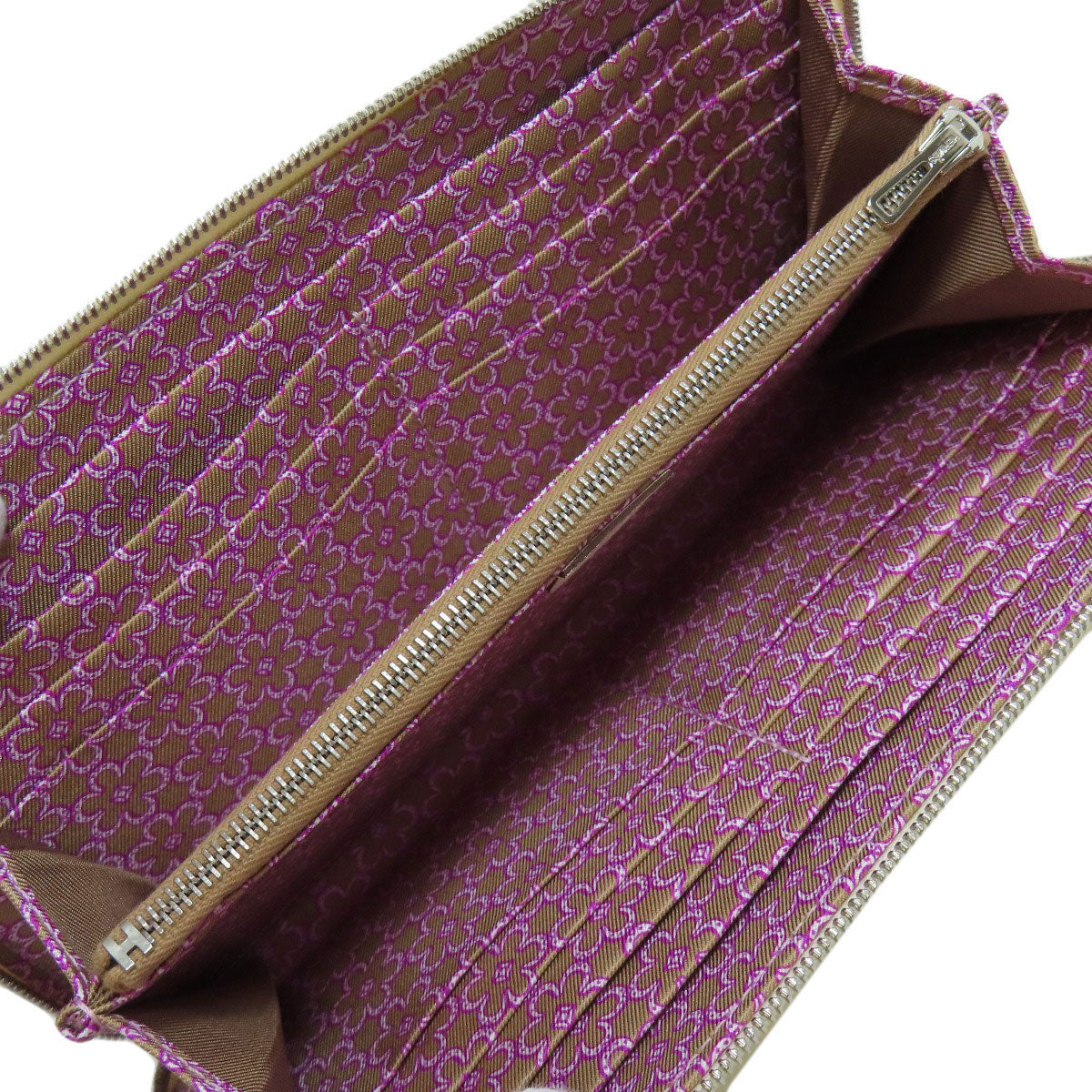 HERMES Azap Silkin Long Nata Long wallet (with coin pocket) Epsom Ladies [Used]