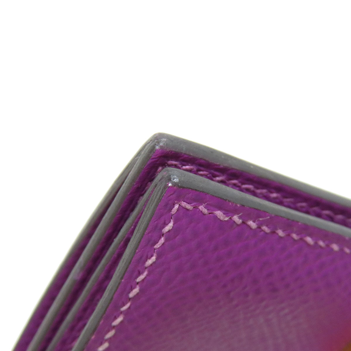 HERMES Bearn Gold Hardware Card Case Epsom Ladies [Used]