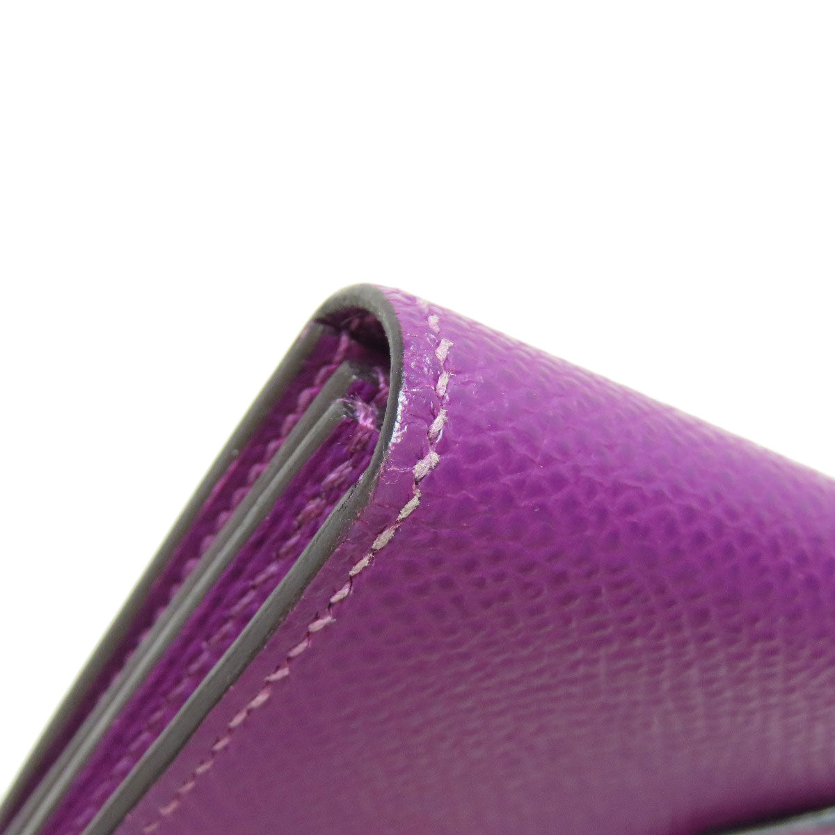 HERMES Bearn Gold Hardware Card Case Epsom Ladies [Used]