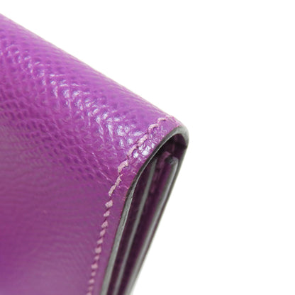 HERMES Bearn Gold Hardware Card Case Epsom Ladies [Used]