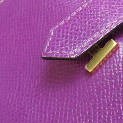 HERMES Bearn Gold Hardware Card Case Epsom Ladies [Used]