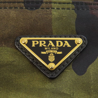 プラダ 迷彩柄 2WAY トートバッグ ナイロン素材 レディース 【中古】【PRADA】