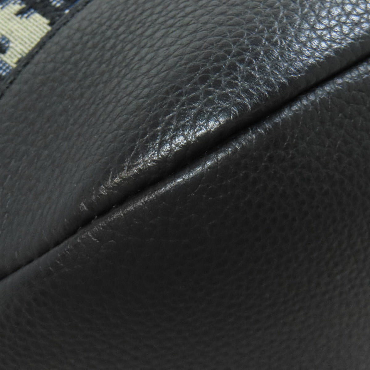 CHRISTIAN DIOR Oblique 2WAY Tote Bag Canvas CalfLadies [Used]