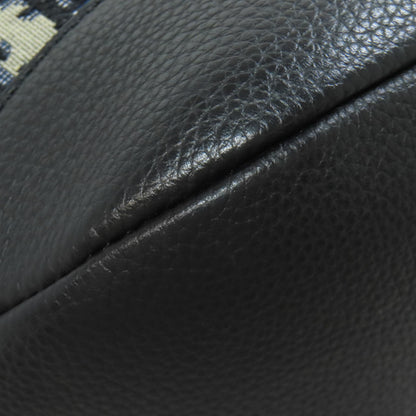 CHRISTIAN DIOR Oblique 2WAY Tote Bag Canvas CalfLadies [Used]