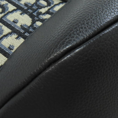 CHRISTIAN DIOR Oblique 2WAY Tote Bag Canvas CalfLadies [Used]