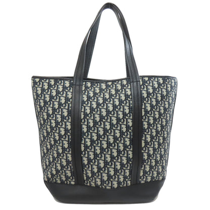 CHRISTIAN DIOR Oblique 2WAY Tote Bag Canvas CalfLadies [Used]