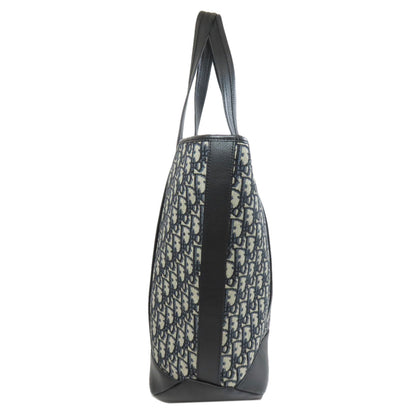 CHRISTIAN DIOR Oblique 2WAY Tote Bag Canvas CalfLadies [Used]