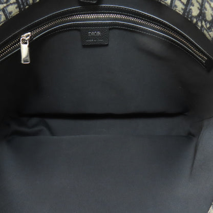CHRISTIAN DIOR Oblique 2WAY Tote Bag Canvas CalfLadies [Used]