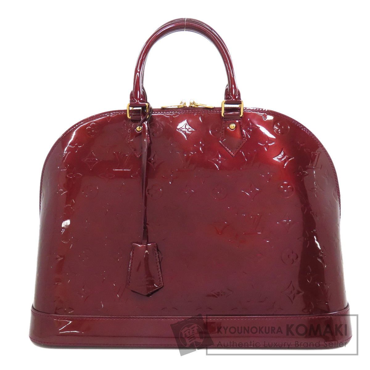 LOUIS VUITTON   Tote Bag ALMA MM Vernis Ladies