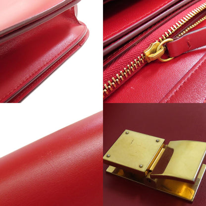CELINE Classic box Shoulder Bag Leather Ladies [Used]