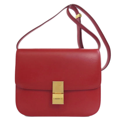 CELINE Classic box Shoulder Bag Leather Ladies [Used]