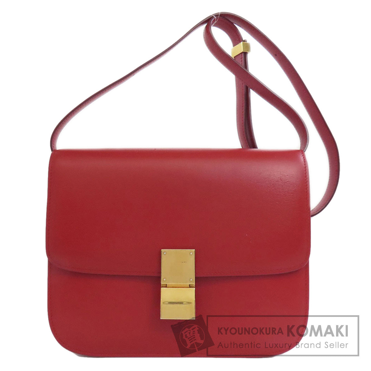 CELINE Classic box Shoulder Bag Leather Ladies [Used]