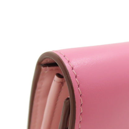 CARTIER Double C Long wallet (with coin pocket) Leather Ladies [Used]