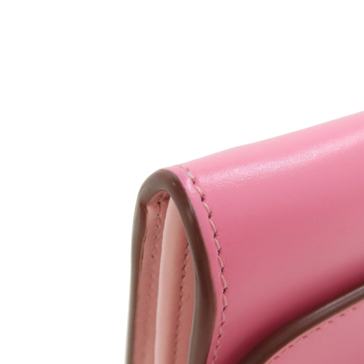 CARTIER Double C Long wallet (with coin pocket) Leather Ladies [Used]