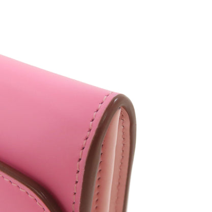 CARTIER Double C Long wallet (with coin pocket) Leather Ladies [Used]