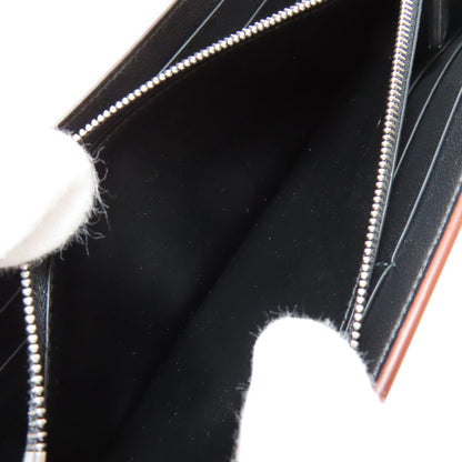 CARTIER Double C Long wallet (with coin pocket) Leather Ladies [Used]