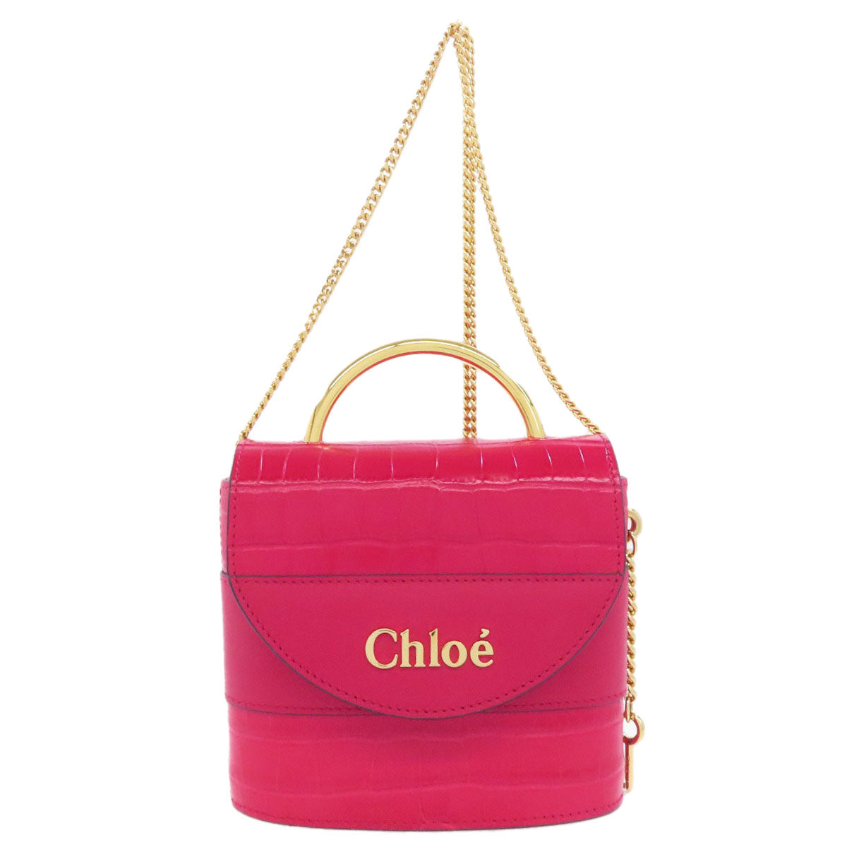 CHLOE   Handbag Abbey Lock 2WAY Leather Ladies