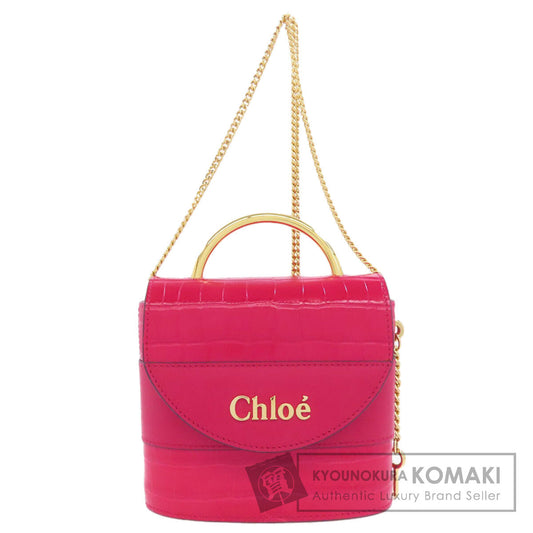 CHLOE   Handbag Abbey Lock 2WAY Leather Ladies