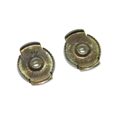 HERMES Fidelio Village PM earring Buffalo horn Ladies [Used]