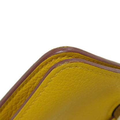 HERMES Dogon SilverHardware coin purse Chevre Ladies [Used]