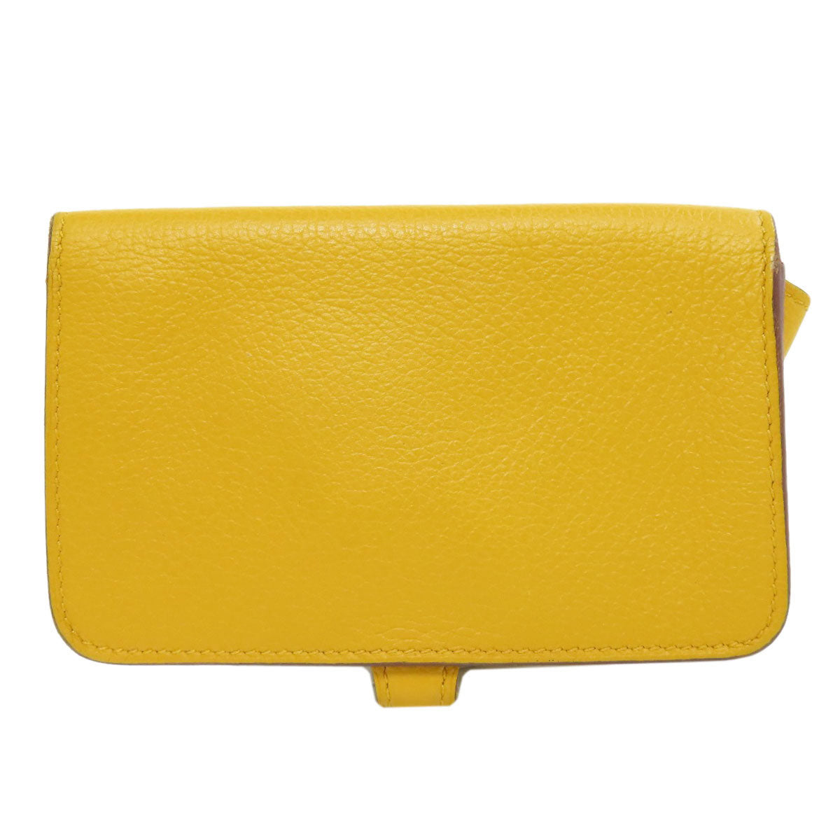 HERMES Dogon SilverHardware coin purse Chevre Ladies [Used]