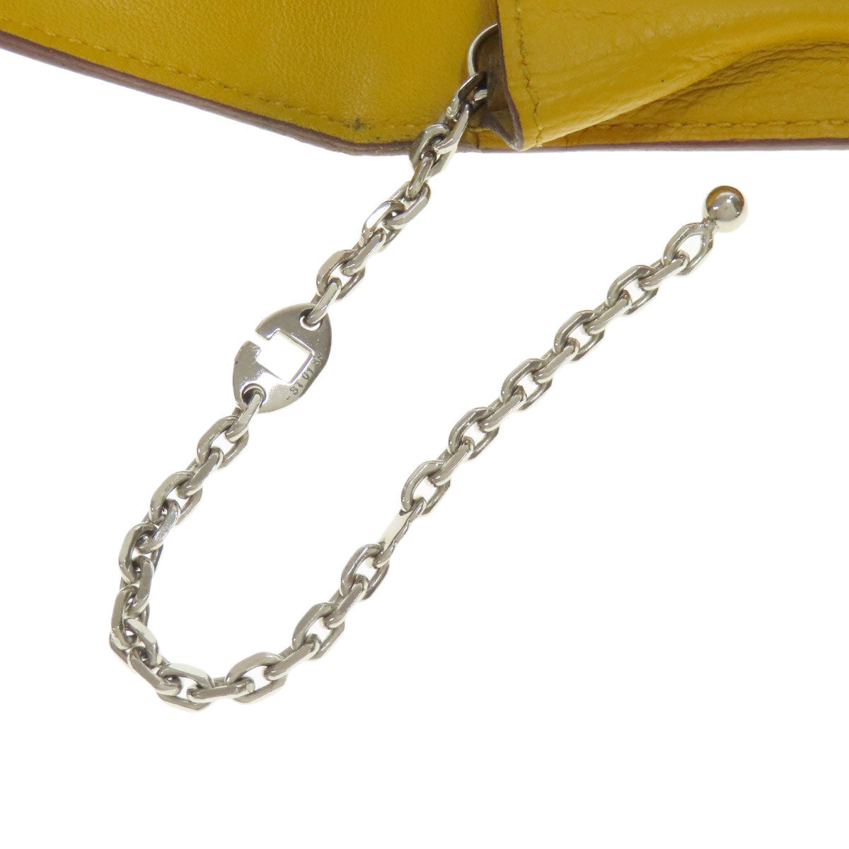 HERMES Dogon SilverHardware coin purse Chevre Ladies [Used]
