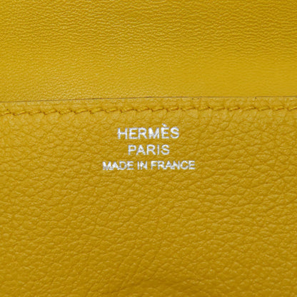 HERMES Dogon SilverHardware coin purse Chevre Ladies [Used]