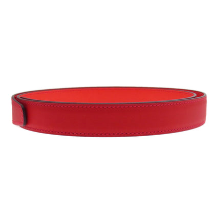 HERMES Rival Vermilion Rose SVHardware belt Swift Epsommens [Used]