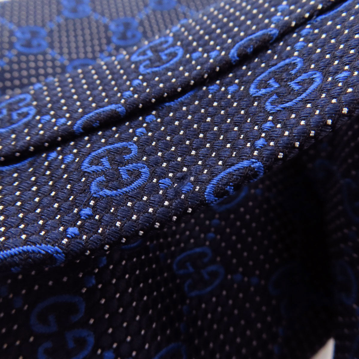GUCCI GG pattern tie Silk mens [Used]