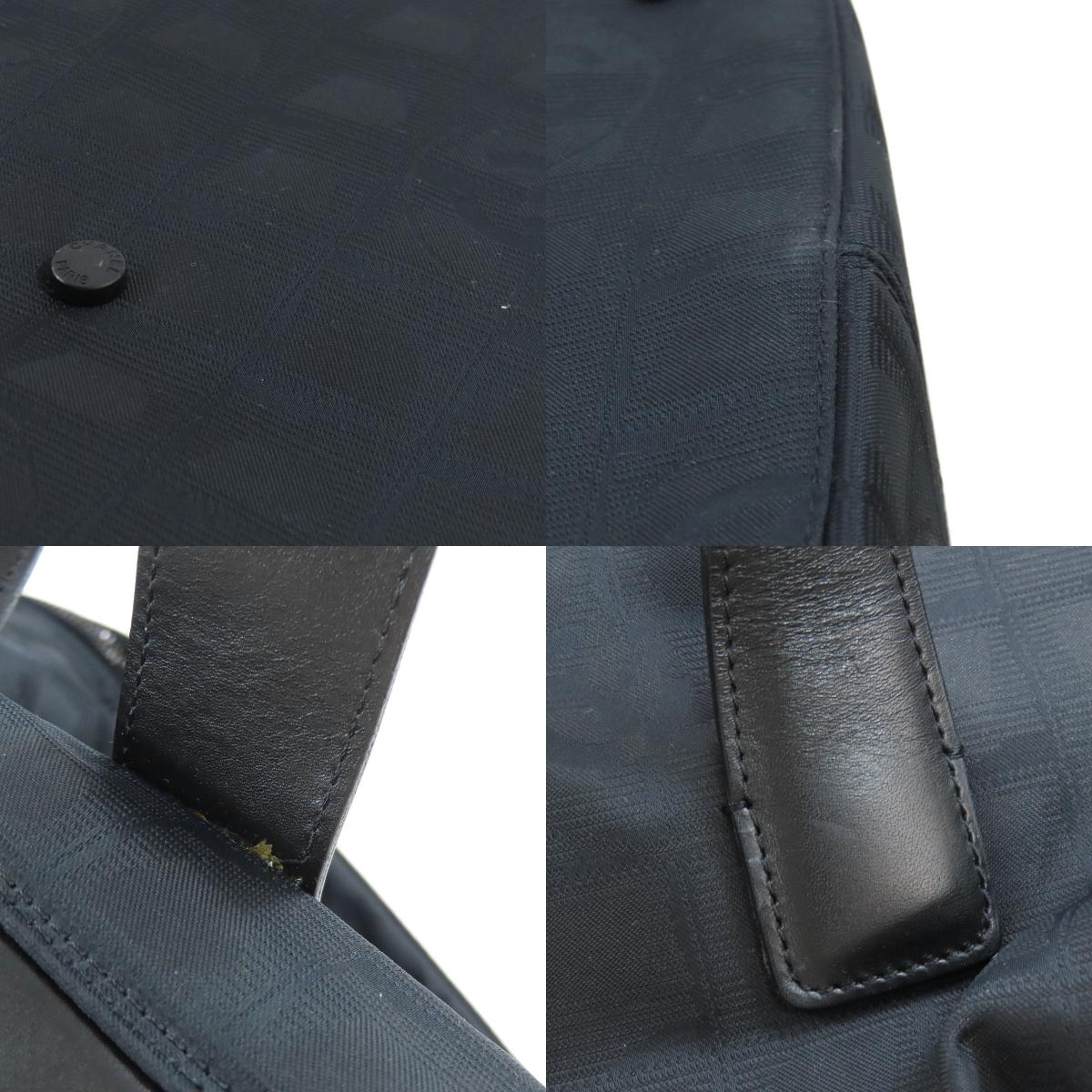 CHANEL New travel line Boston bag Nylon jacquard Ladies [Used]